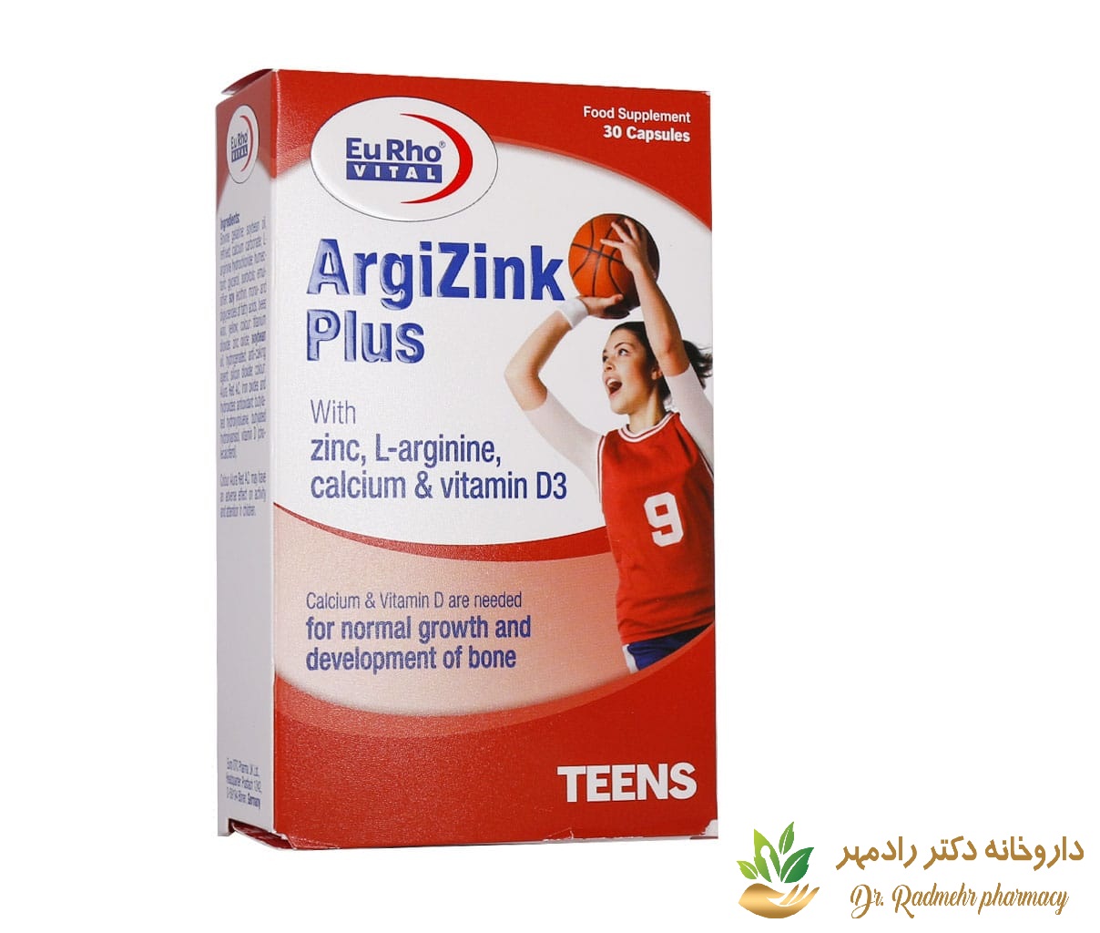 کپسول آرژی زینک پلاس یوروویتال 30 عدد