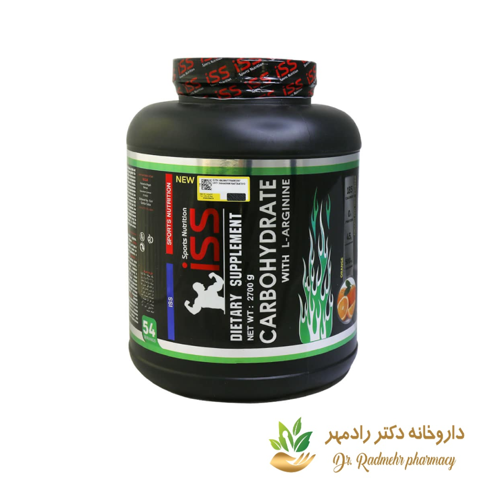 پودر کربوهیدرات + آرژنین آی اس اس طعم آناناس پرتغال