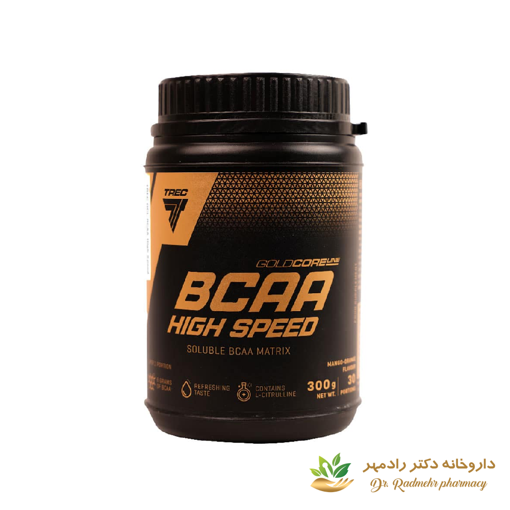 پودر BCAA های اسپید گلد کر لاین ترک نوتریشن 300 گرم